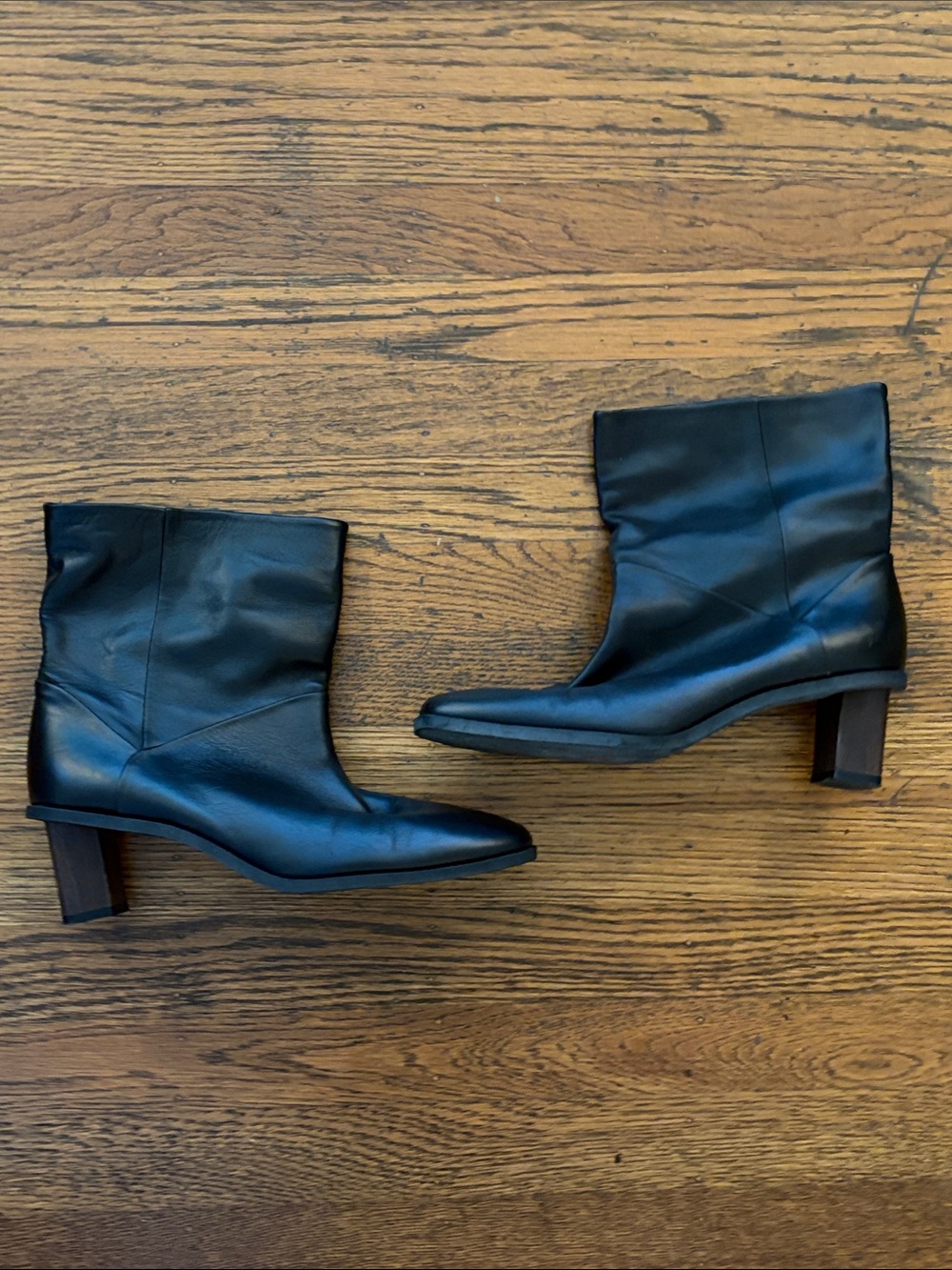 COS Black Leather Boots